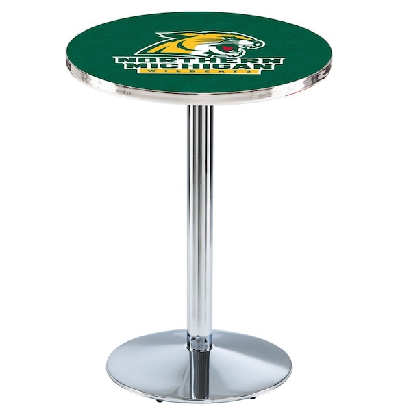 42" Chrome Northern Michigan Pub Table